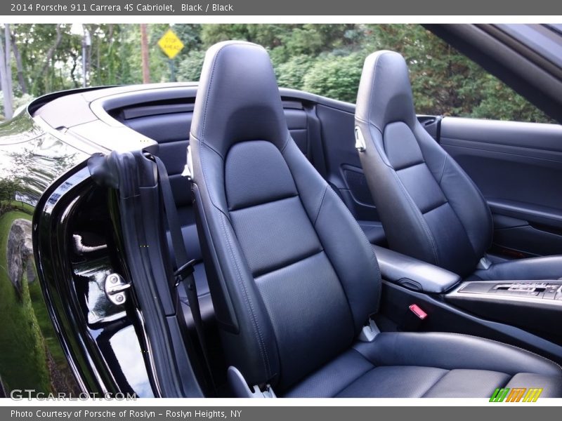 Black / Black 2014 Porsche 911 Carrera 4S Cabriolet