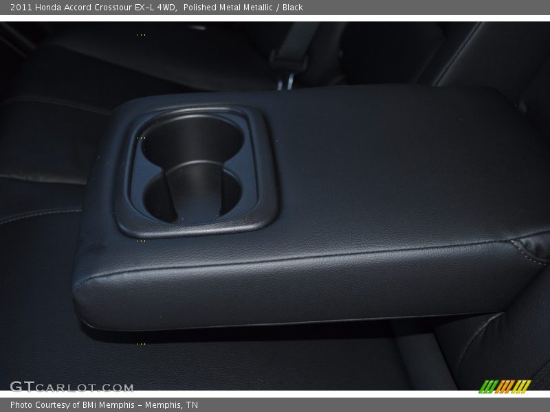 Polished Metal Metallic / Black 2011 Honda Accord Crosstour EX-L 4WD