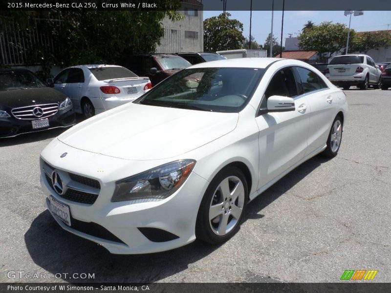 Cirrus White / Black 2015 Mercedes-Benz CLA 250