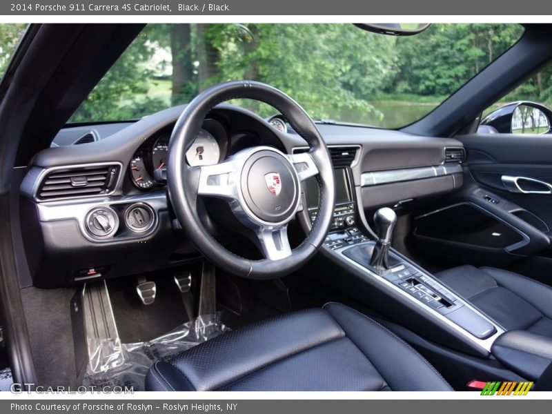 Black / Black 2014 Porsche 911 Carrera 4S Cabriolet