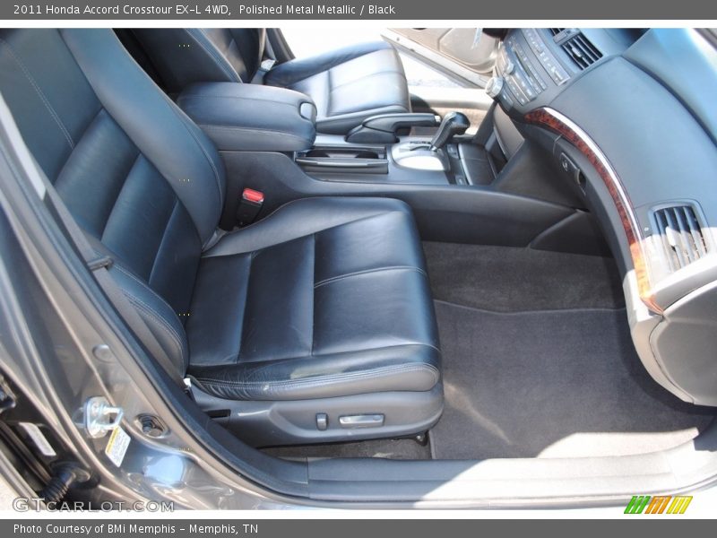 Polished Metal Metallic / Black 2011 Honda Accord Crosstour EX-L 4WD