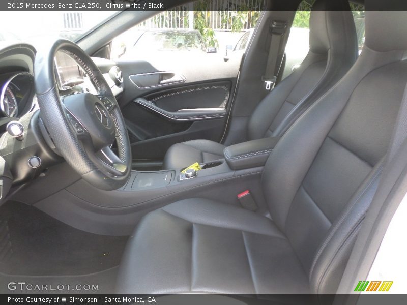 Cirrus White / Black 2015 Mercedes-Benz CLA 250