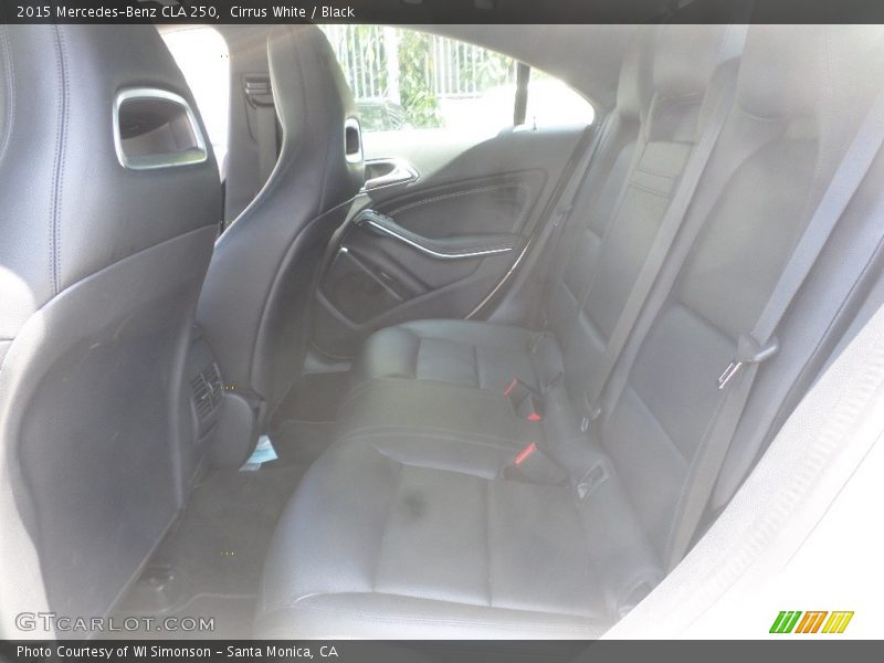 Cirrus White / Black 2015 Mercedes-Benz CLA 250