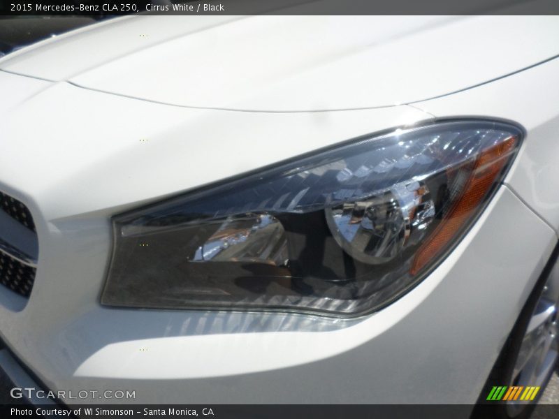 Cirrus White / Black 2015 Mercedes-Benz CLA 250