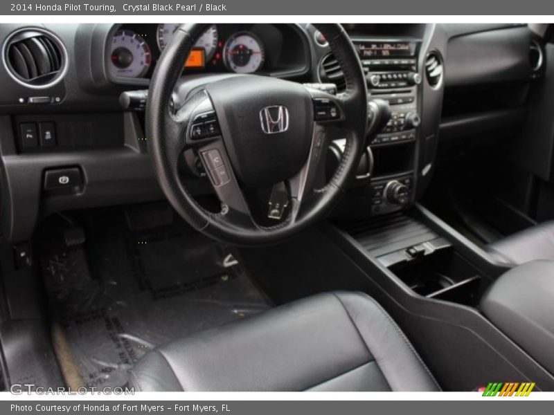 Crystal Black Pearl / Black 2014 Honda Pilot Touring
