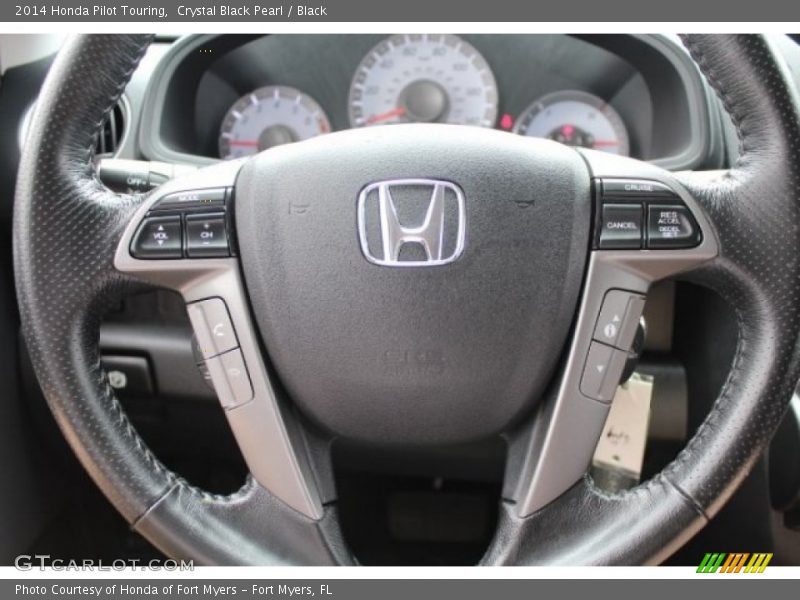 Crystal Black Pearl / Black 2014 Honda Pilot Touring