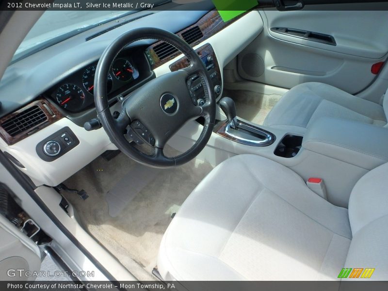 Silver Ice Metallic / Gray 2012 Chevrolet Impala LT