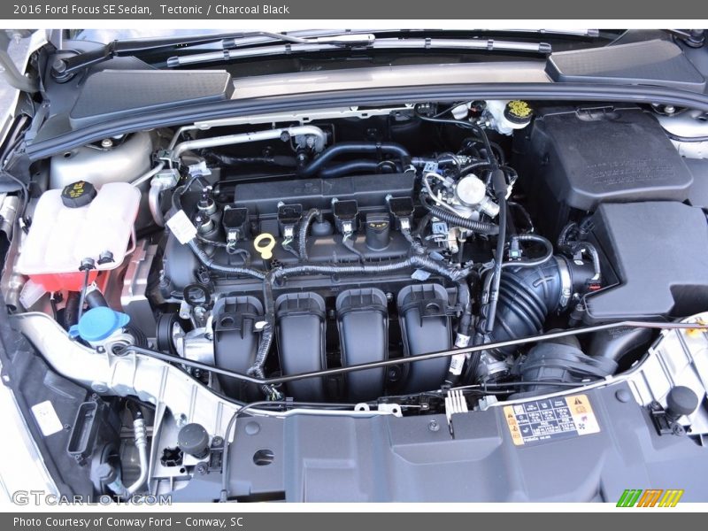 Tectonic / Charcoal Black 2016 Ford Focus SE Sedan