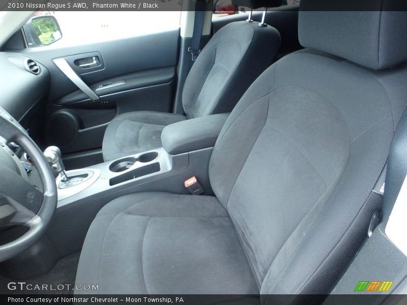 Phantom White / Black 2010 Nissan Rogue S AWD