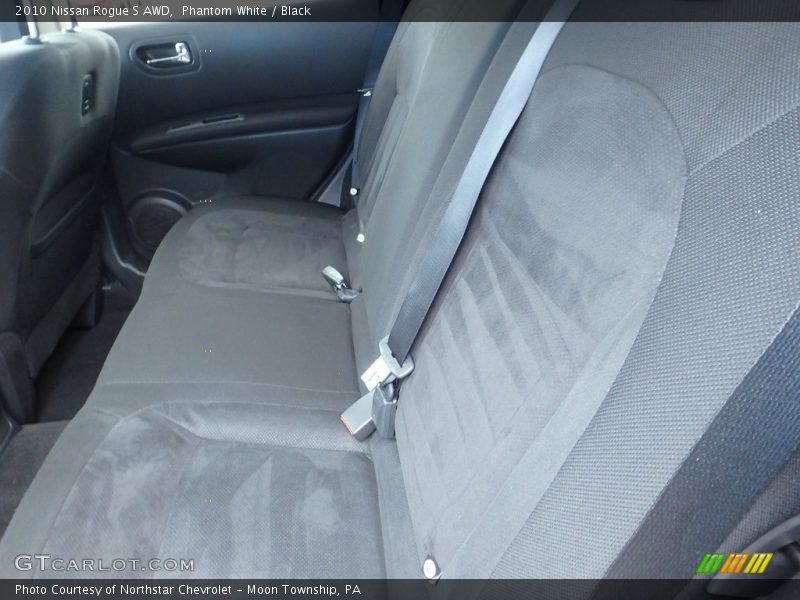 Phantom White / Black 2010 Nissan Rogue S AWD