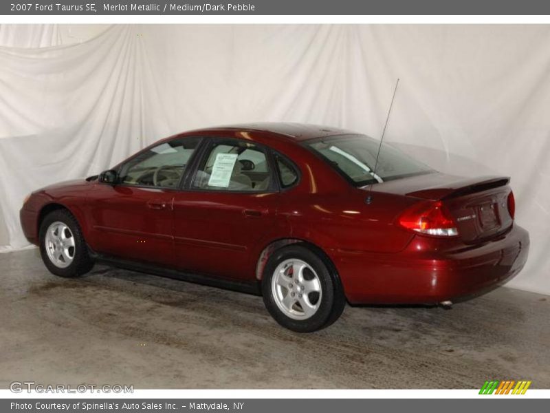 Merlot Metallic / Medium/Dark Pebble 2007 Ford Taurus SE