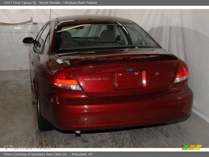 Merlot Metallic / Medium/Dark Pebble 2007 Ford Taurus SE