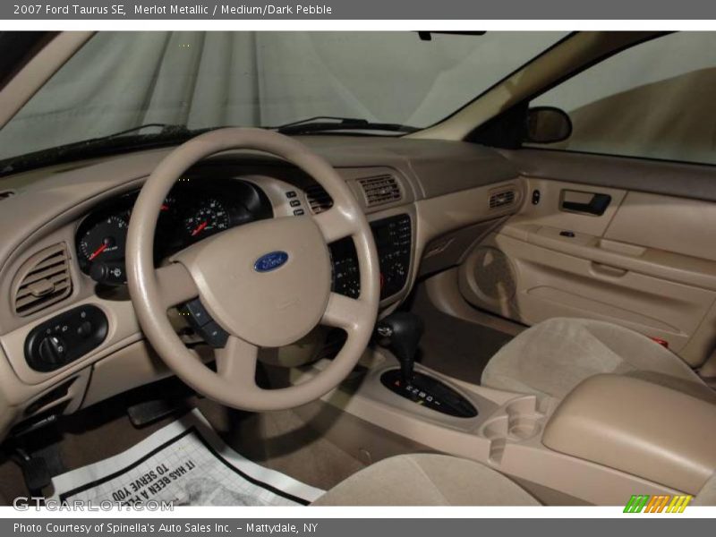 Merlot Metallic / Medium/Dark Pebble 2007 Ford Taurus SE