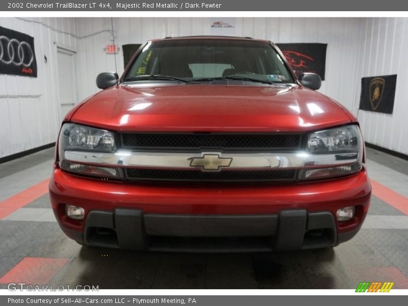 Majestic Red Metallic / Dark Pewter 2002 Chevrolet TrailBlazer LT 4x4