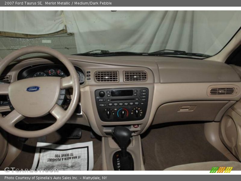 Merlot Metallic / Medium/Dark Pebble 2007 Ford Taurus SE