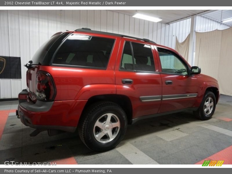 Majestic Red Metallic / Dark Pewter 2002 Chevrolet TrailBlazer LT 4x4