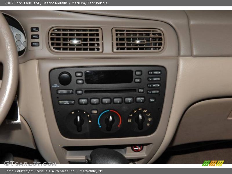 Merlot Metallic / Medium/Dark Pebble 2007 Ford Taurus SE