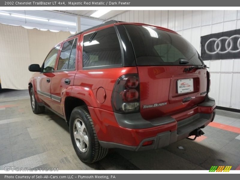 Majestic Red Metallic / Dark Pewter 2002 Chevrolet TrailBlazer LT 4x4