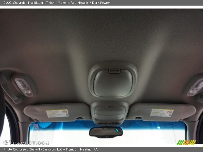 Majestic Red Metallic / Dark Pewter 2002 Chevrolet TrailBlazer LT 4x4