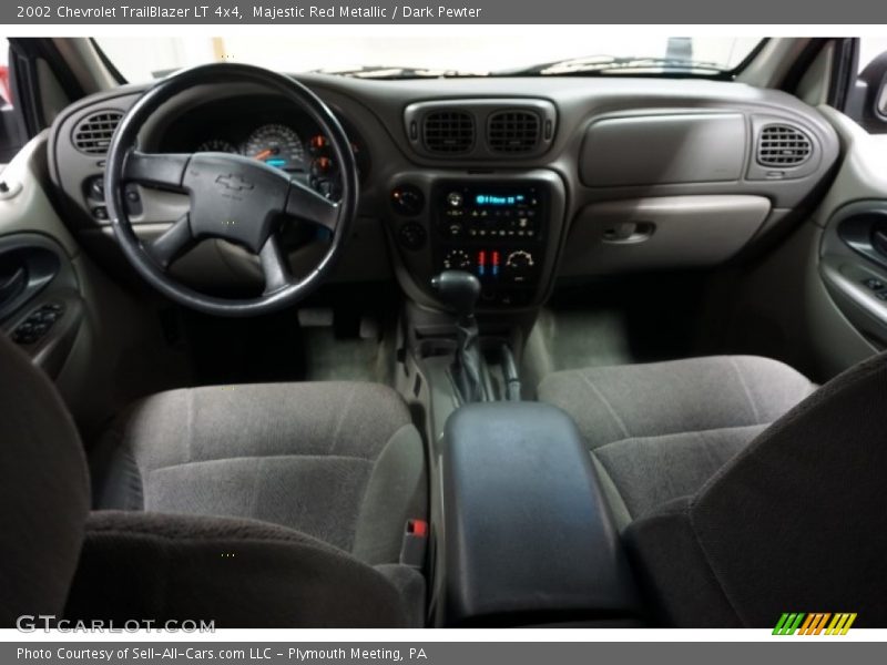 Majestic Red Metallic / Dark Pewter 2002 Chevrolet TrailBlazer LT 4x4