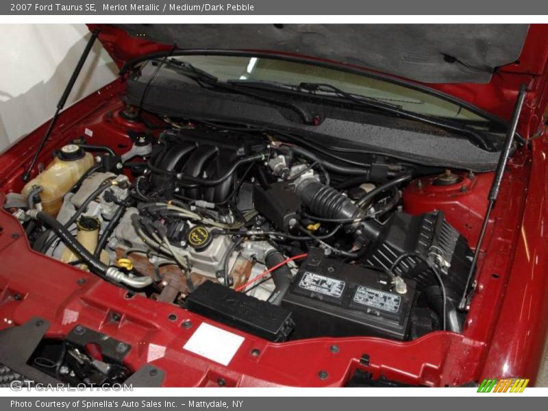 Merlot Metallic / Medium/Dark Pebble 2007 Ford Taurus SE