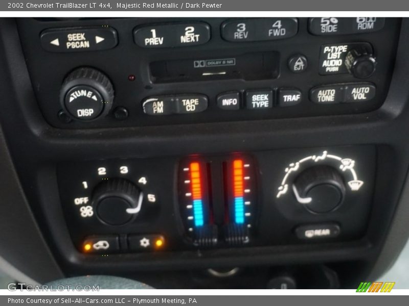 Majestic Red Metallic / Dark Pewter 2002 Chevrolet TrailBlazer LT 4x4