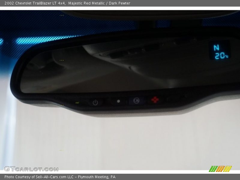 Majestic Red Metallic / Dark Pewter 2002 Chevrolet TrailBlazer LT 4x4