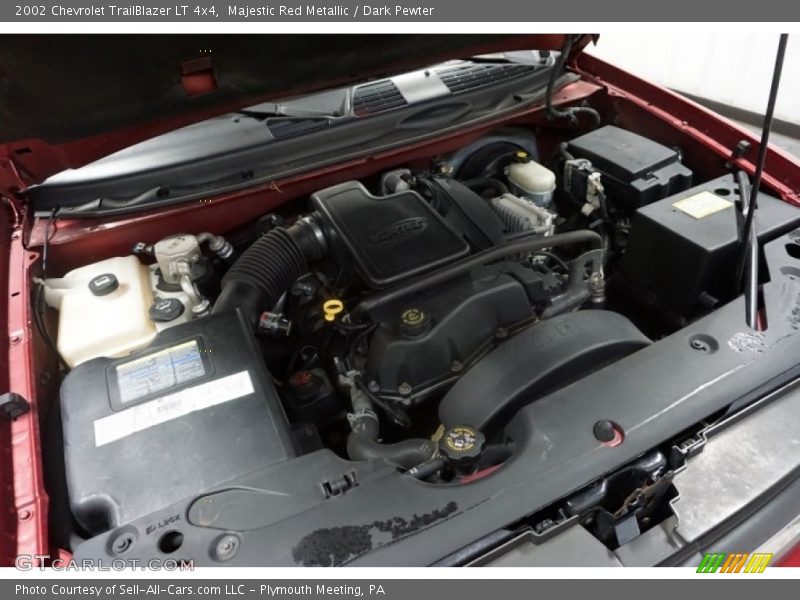 Majestic Red Metallic / Dark Pewter 2002 Chevrolet TrailBlazer LT 4x4