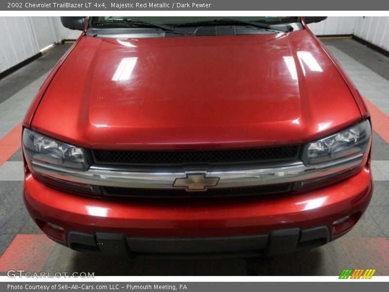 Majestic Red Metallic / Dark Pewter 2002 Chevrolet TrailBlazer LT 4x4