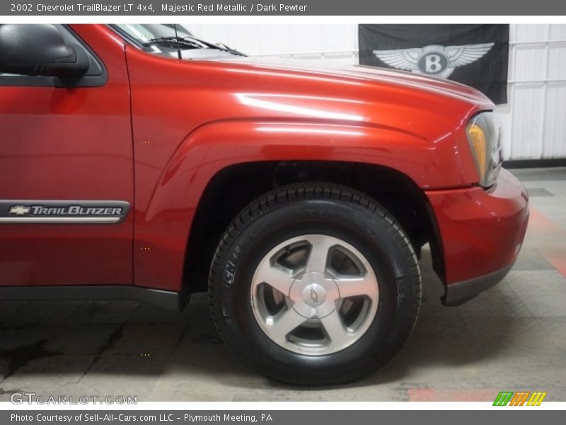 Majestic Red Metallic / Dark Pewter 2002 Chevrolet TrailBlazer LT 4x4