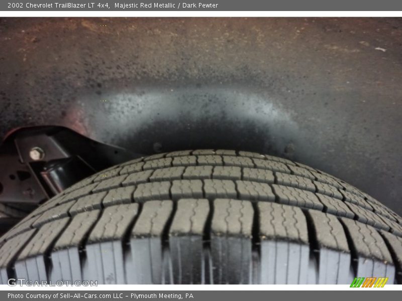Majestic Red Metallic / Dark Pewter 2002 Chevrolet TrailBlazer LT 4x4
