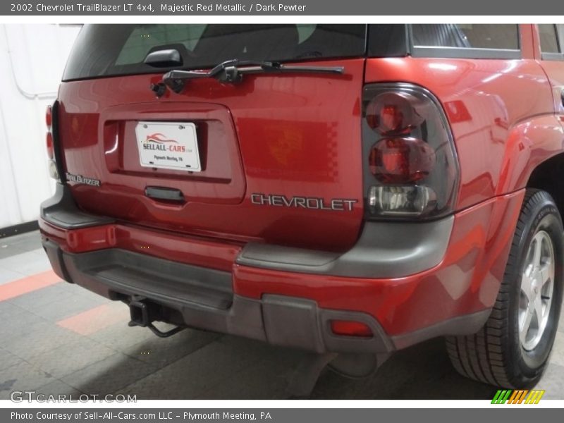 Majestic Red Metallic / Dark Pewter 2002 Chevrolet TrailBlazer LT 4x4