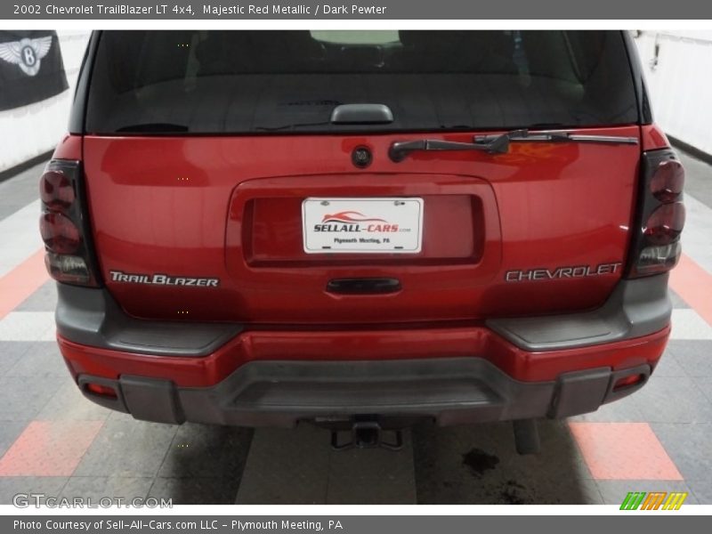 Majestic Red Metallic / Dark Pewter 2002 Chevrolet TrailBlazer LT 4x4
