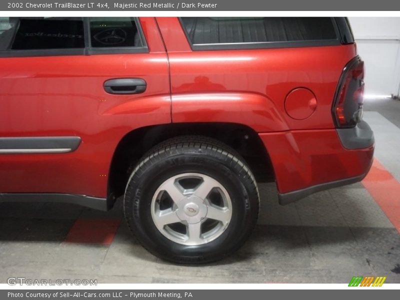Majestic Red Metallic / Dark Pewter 2002 Chevrolet TrailBlazer LT 4x4