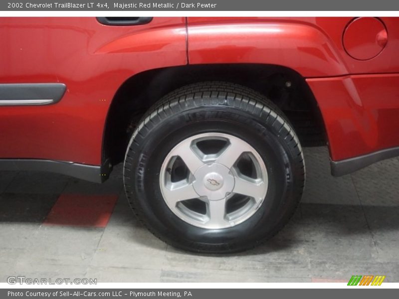 Majestic Red Metallic / Dark Pewter 2002 Chevrolet TrailBlazer LT 4x4