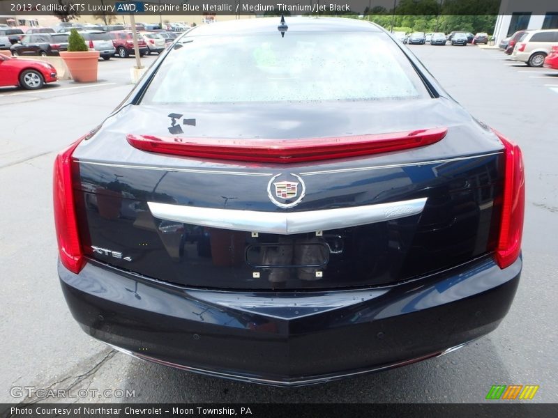 Sapphire Blue Metallic / Medium Titanium/Jet Black 2013 Cadillac XTS Luxury AWD