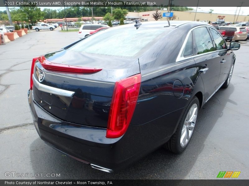 Sapphire Blue Metallic / Medium Titanium/Jet Black 2013 Cadillac XTS Luxury AWD