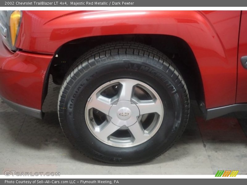 Majestic Red Metallic / Dark Pewter 2002 Chevrolet TrailBlazer LT 4x4