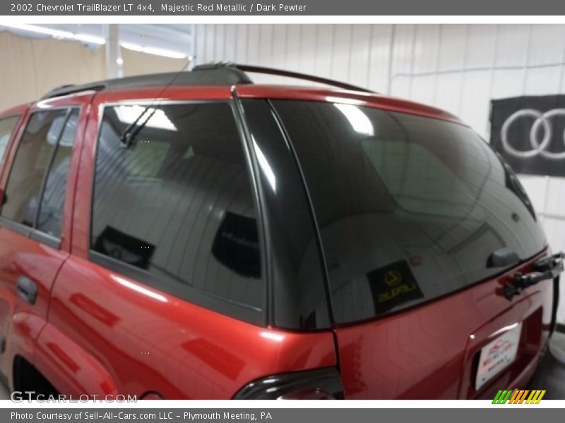 Majestic Red Metallic / Dark Pewter 2002 Chevrolet TrailBlazer LT 4x4