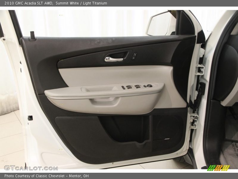 Summit White / Light Titanium 2010 GMC Acadia SLT AWD