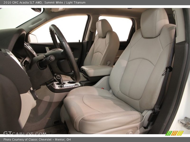 Summit White / Light Titanium 2010 GMC Acadia SLT AWD