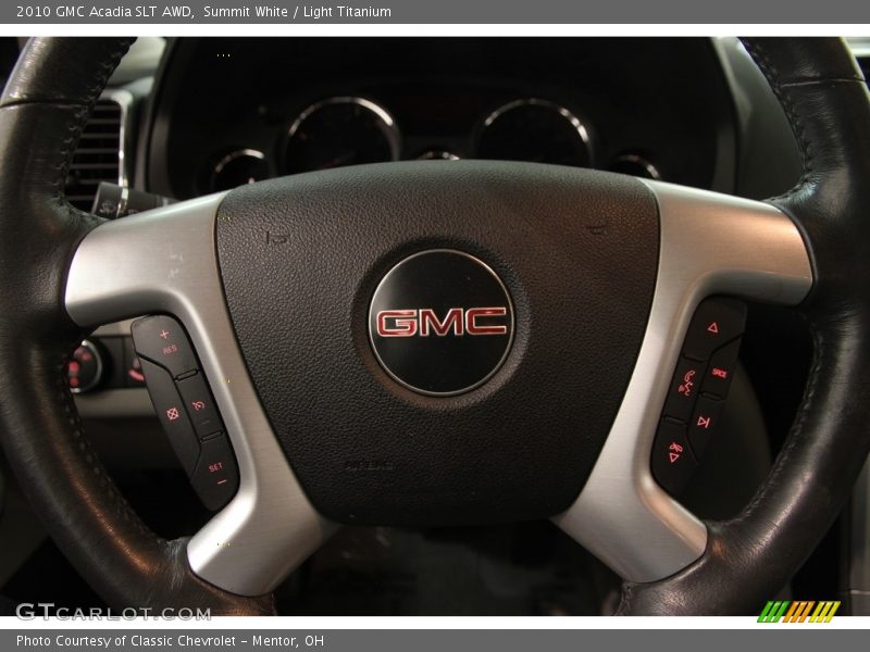 Summit White / Light Titanium 2010 GMC Acadia SLT AWD