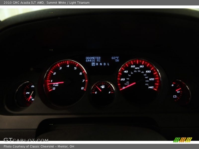 Summit White / Light Titanium 2010 GMC Acadia SLT AWD