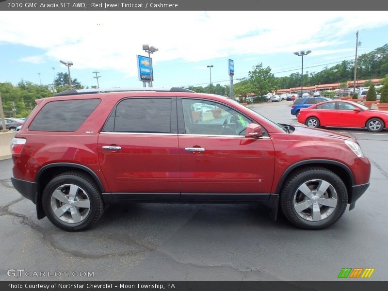 Red Jewel Tintcoat / Cashmere 2010 GMC Acadia SLT AWD