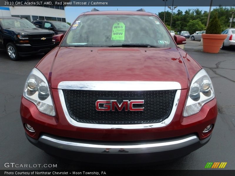 Red Jewel Tintcoat / Cashmere 2010 GMC Acadia SLT AWD