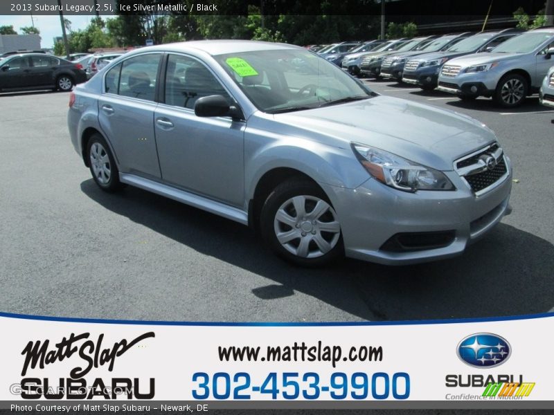 Ice Silver Metallic / Black 2013 Subaru Legacy 2.5i
