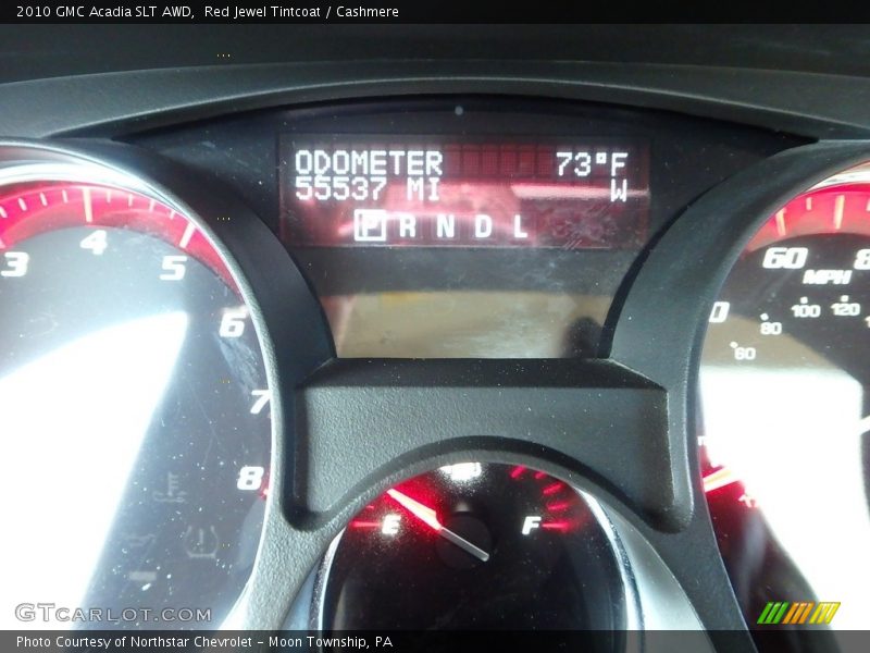 Red Jewel Tintcoat / Cashmere 2010 GMC Acadia SLT AWD