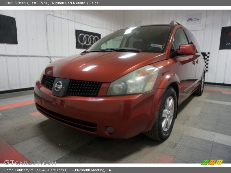 Autumn Red Metallic / Beige 2005 Nissan Quest 3.5 SL