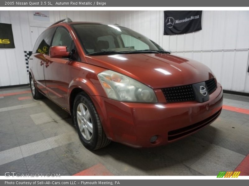 Autumn Red Metallic / Beige 2005 Nissan Quest 3.5 SL