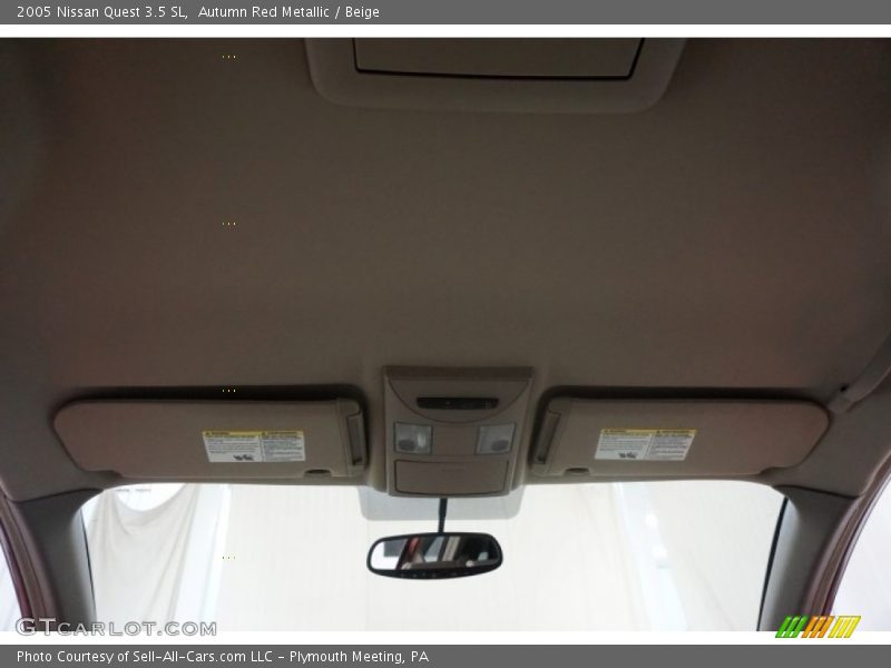 Autumn Red Metallic / Beige 2005 Nissan Quest 3.5 SL